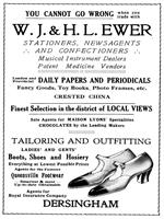 Advert - Ewer 1958
